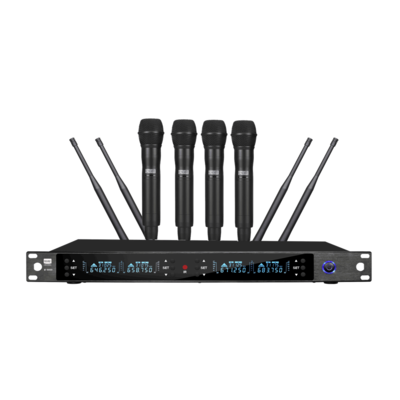 M-8800 一拖四真分集无线话筒