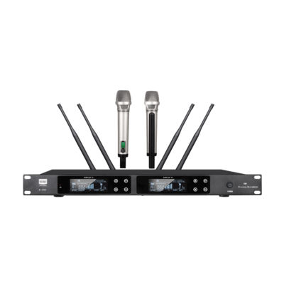 M-1000 一拖二真分集无线话筒